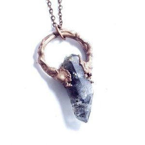 Phantom ghost Quartz Necklace